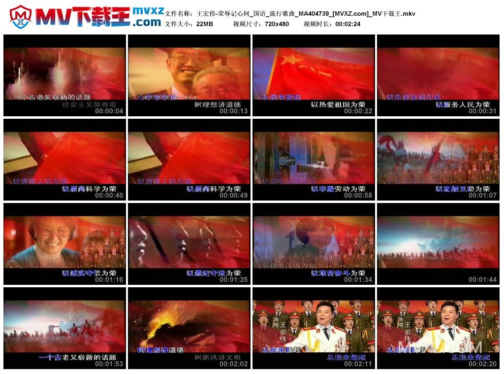 王宏伟-荣辱记心间_国语_流行歌曲_MA404739